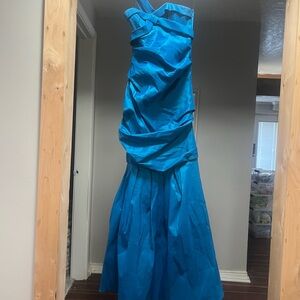 Elegant Blue Prom Dress
